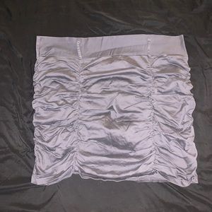 Ruched Mini Skirt Plus size